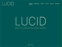 Tablet Screenshot of lucidenvironments.com